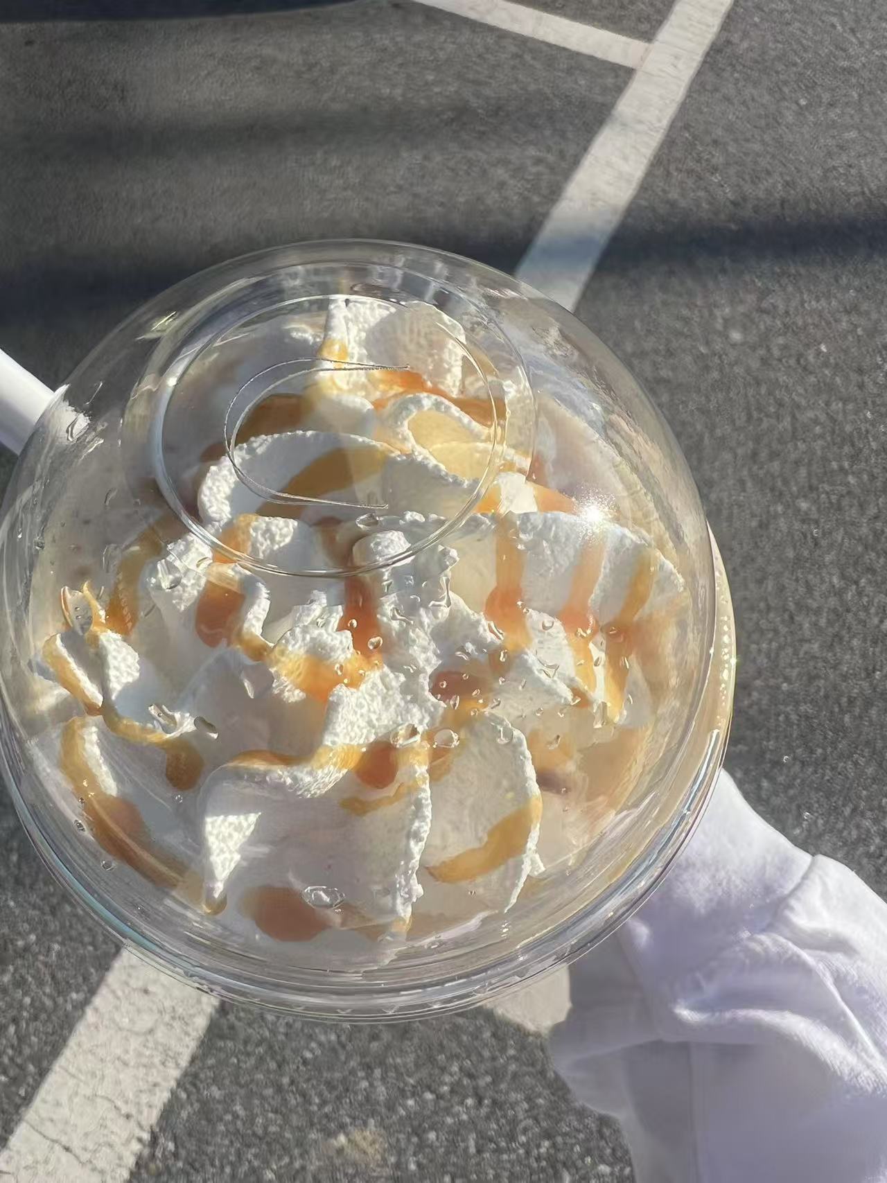 Starbucks Café Brûlée Frappuccino Detail Shot