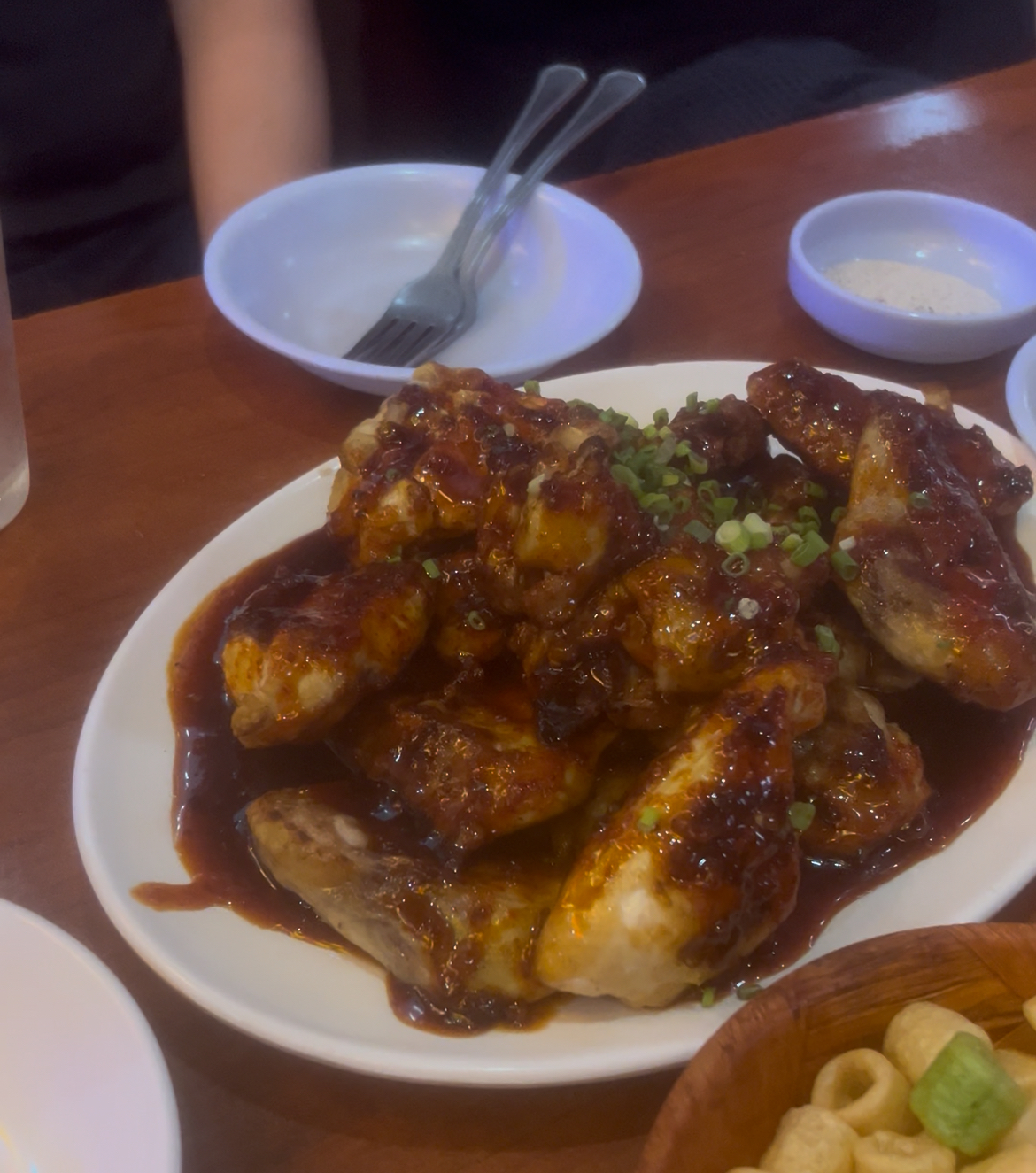 Korean charcoal chicken at Jinmi BBQ Nowon - signature dish presentation