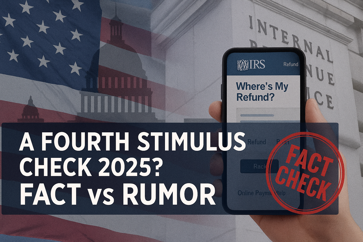 A Fourth Stimulus Check: Is a $1,390 Payment Coming in 2025? Here's the Truth.