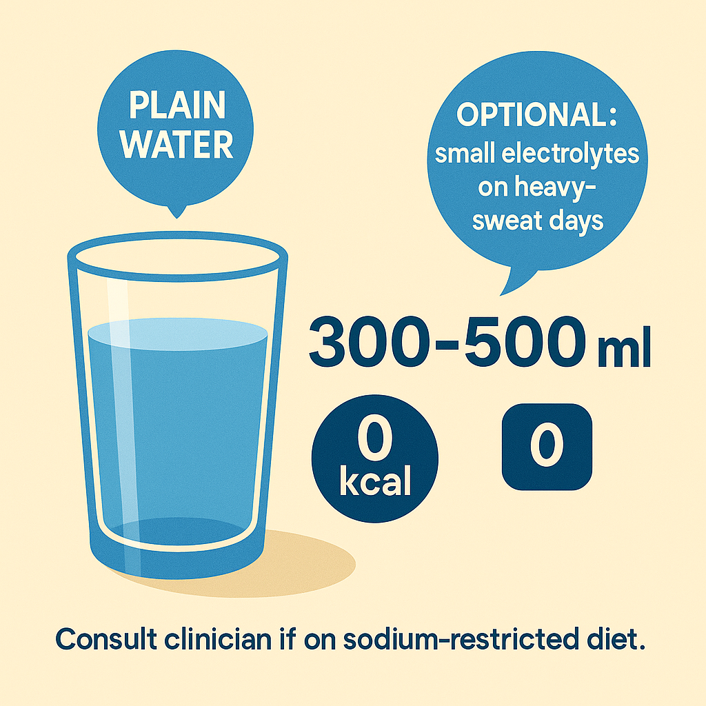 Two morning habits for better energy: water hydration and daylight exposure routine