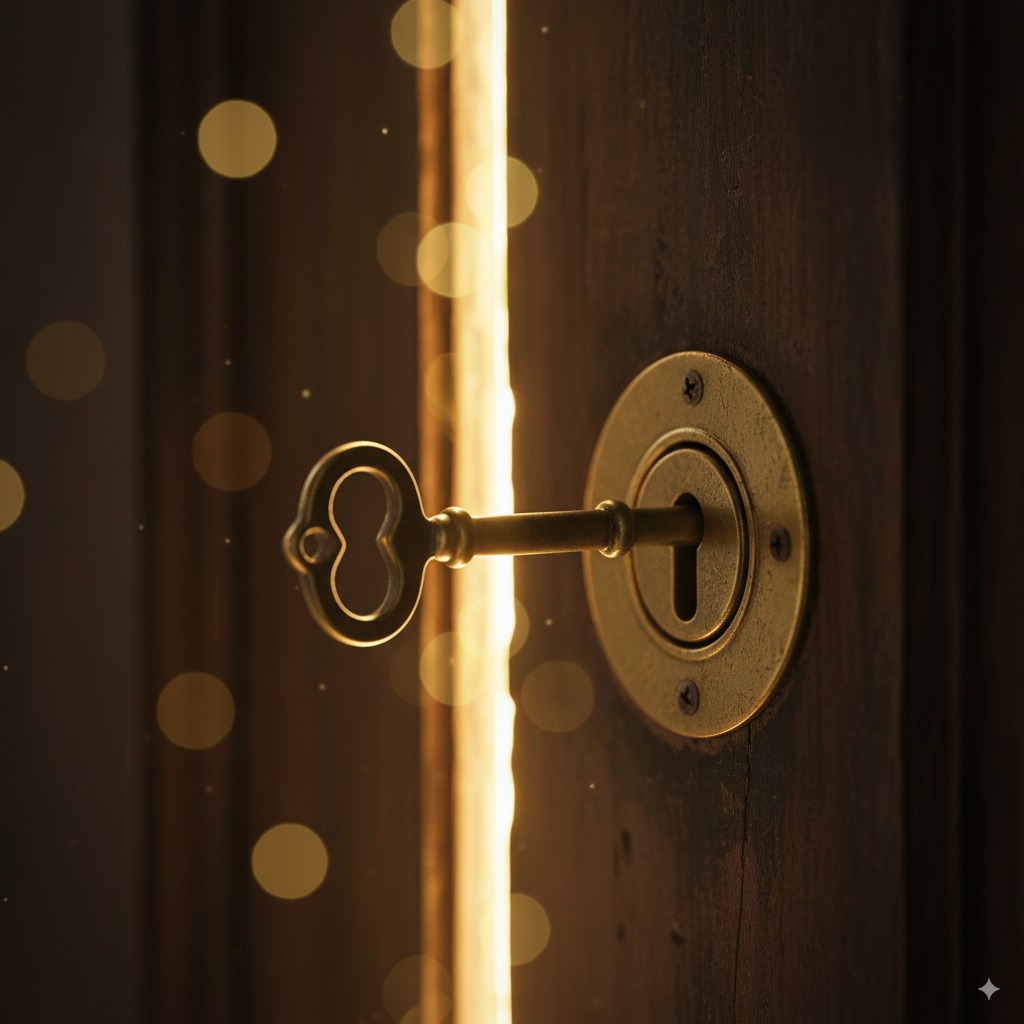 Optimistic image of a key being handed over, representing a new home purchase in 2025.