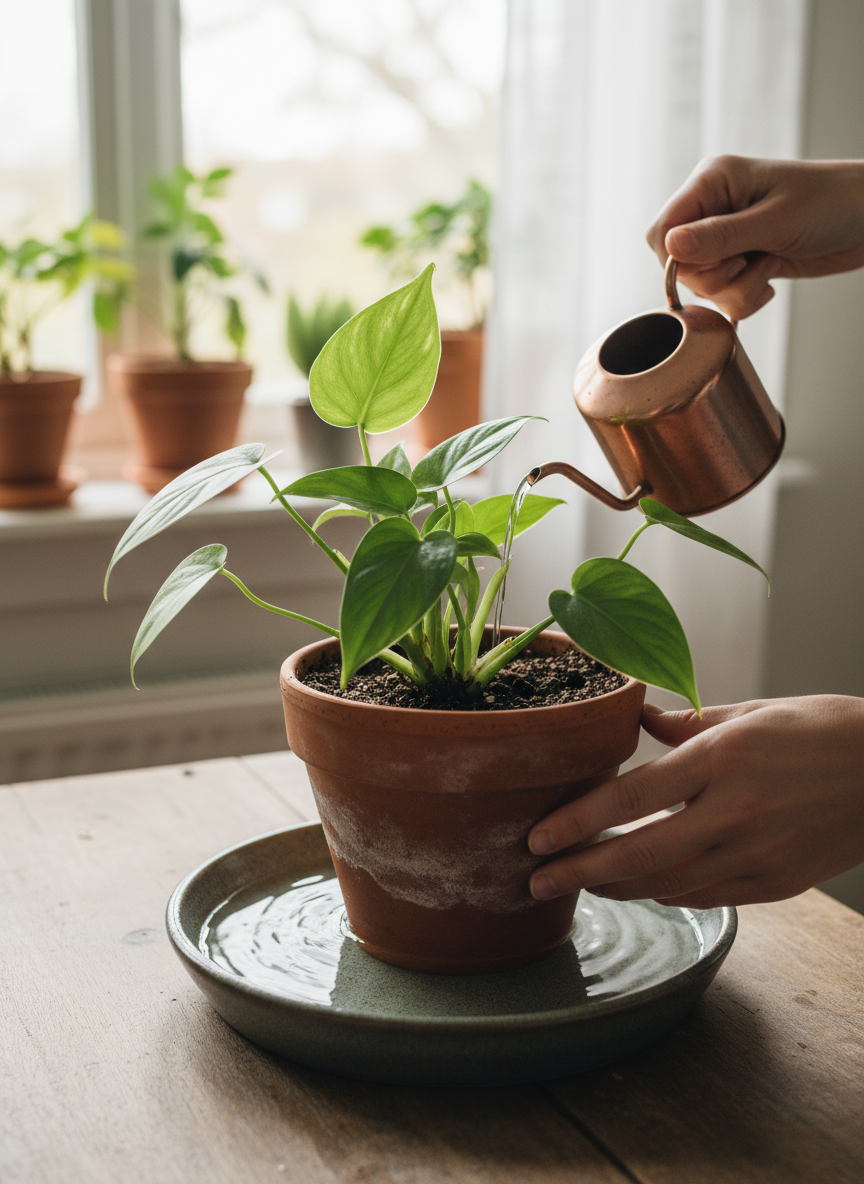 Bottom Watering Technique